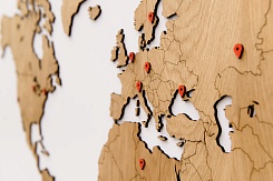 Карта из натурального дерева Wall Decoration Exclusive - фото 2