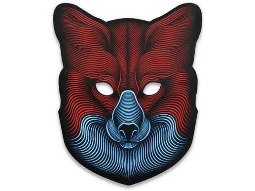 Светодиодная маска с датчиком звука GeekMask- изображение 1 Светодиодная маска с датчиком звука GeekMask- фото 1