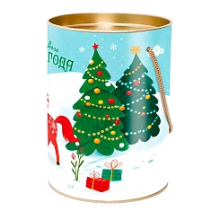 Новогодняя упаковка-тубус для подарков - фото 3