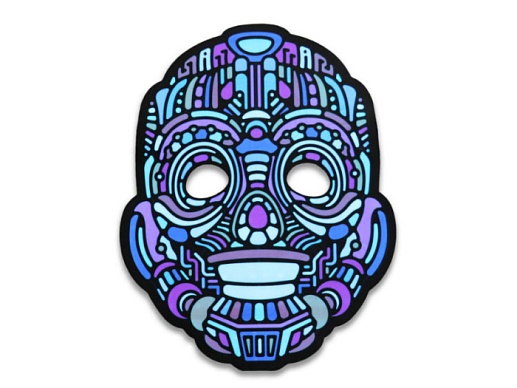 Светодиодная маска с датчиком звука GeekMask- изображение 1 Светодиодная маска с датчиком звука GeekMask- фото 1