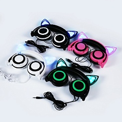 Наушники светодиодные - кошачьи уши CAT EARS - фото 3