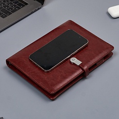 Ежедневник со встроенной зарядкой и флешкой 32 ГБ Оптимус - фото 4