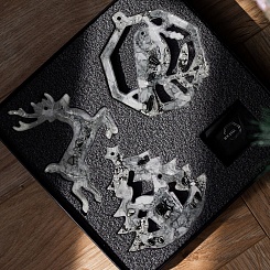 Набор елочных украшений из ювелирной смолы - фото 2