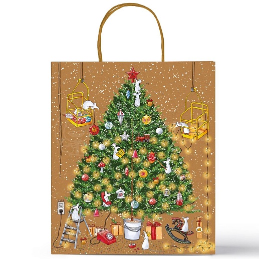 Новогодний подарочный пакет "Мышки"- изображение 1 Новогодний подарочный пакет "Мышки"- фото 1