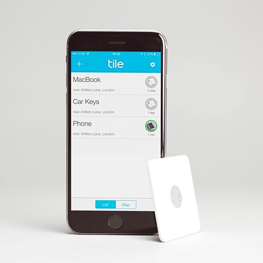 Bluetooth-трекер Tile Slim для поиска вещей- фото 1