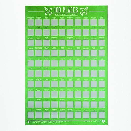 Скретч-постер "100 мест"- фото 1