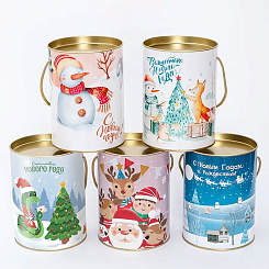 Новогодняя упаковка-тубус для подарков - фото 5