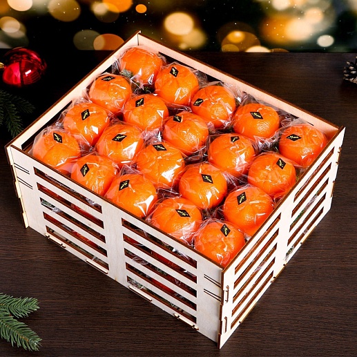 Набор новогодних свечей Мандарины- фото 1