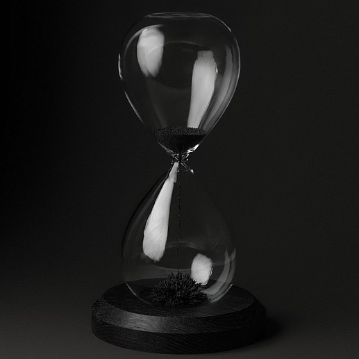 Песочные часы на подставке из дуба- фото 1