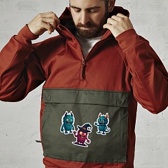 Толстовка на молнии со сменными стикерами - фото 3