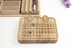 Вечный настольный календарь Rustic - фото 2