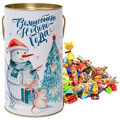 Новогодние тубусы с конфетами - фото 2