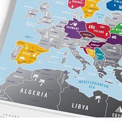 Скретч-карта Европы - фото 3