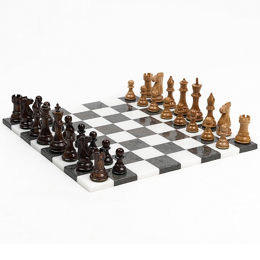 Комплект шахмат TABIA с матовой доской- фото 1