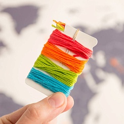 Набор для вышивания карты мира - фото 4