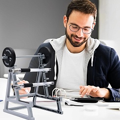 Настольный органайзер для ручек в виде штанги - фото 4