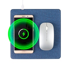 Коврик для мыши с беспроводной зарядкой Optimus Pad Square - фото 2