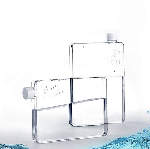 Плоская бутылка формата бумаги- фото 1