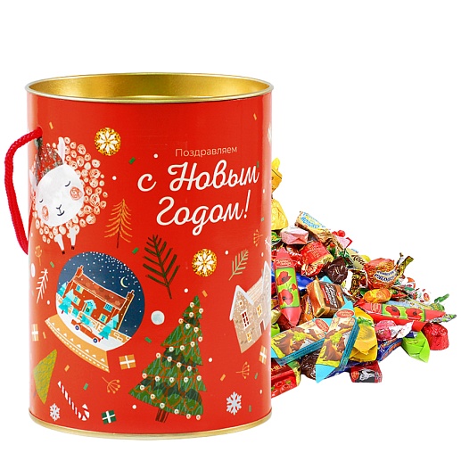 Новогодние тубусы с конфетами- фото 1