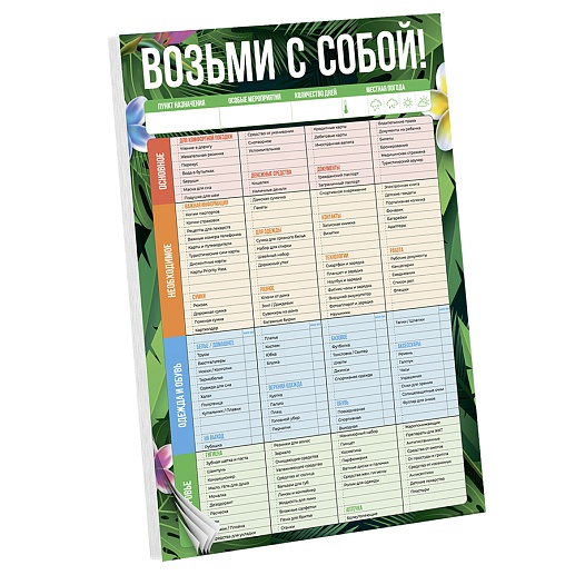 Магнитный планер для сбора вещей в дорогу- фото 1