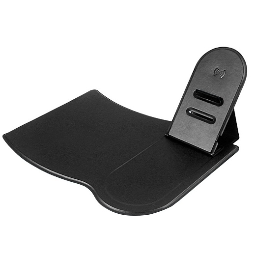 Коврик для мыши с беспроводной зарядкой и подставкой Optimus Pad Top- фото 1