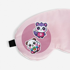 Маска для сна со сменными стикерами - фото 3