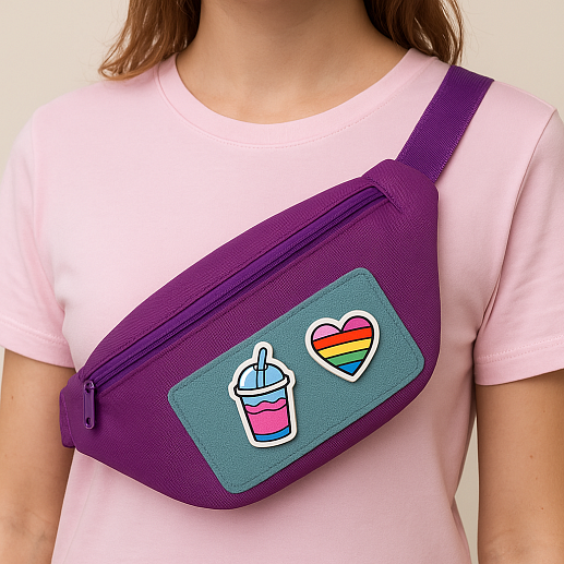 Поясная сумка со сменными стикерами - фото 1