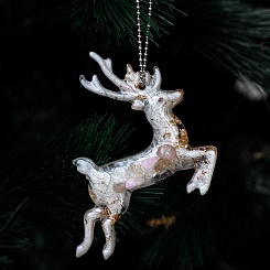 Набор елочных украшений из ювелирной смолы - фото 7