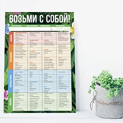 Магнитный планер для сбора вещей в дорогу - фото 2