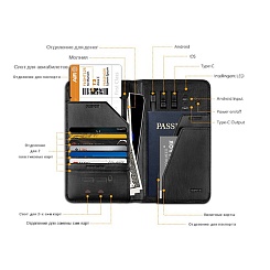 Портмоне-визитница с POWERBANK на 10000 mAh - изображение 6 Портмоне-визитница с POWERBANK на 10000 mAh - фото 6