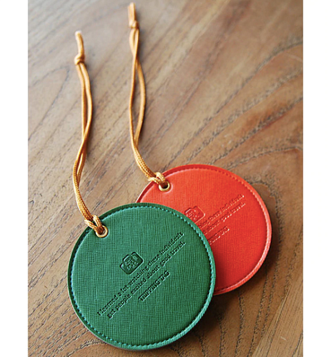 Круглые багажные бирки- фото 1