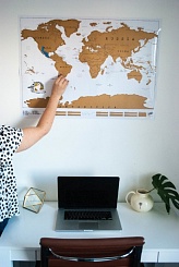 Скретч-карта мира английская - фото 3