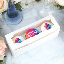 Набор из 3х капкейков с логотипом - изображение 3 Набор из 3х капкейков с логотипом - фото 3