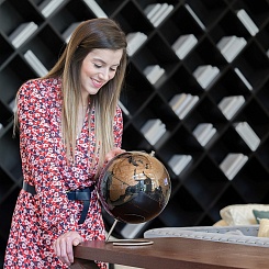 Настольный глобус Black Elegant Design - фото 3