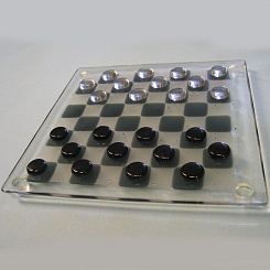 Шашки-Шахматы стеклянные - фото 3