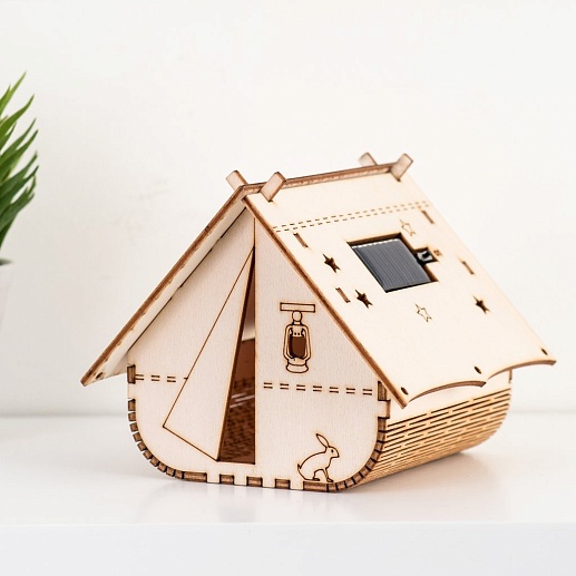 Деревянный 3D светильник-конструктор- фото 1