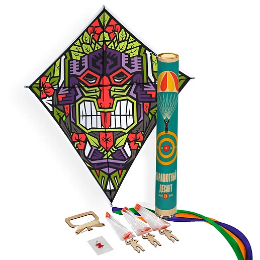 Воздушный змей «Парашютный десант»- фото 1