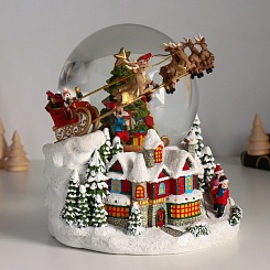 Снежный шар Сани Деда Мороза - фото 2