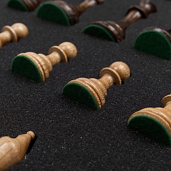 Комплект шахмат TABIA с глянцевой доской - фото 5