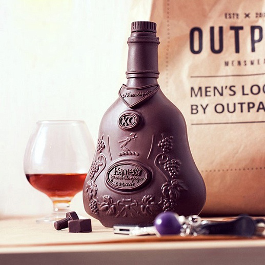 Шоколадная бутылка Xennessy X.O- фото 1