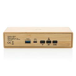 Часы с беспроводной зарядкой Bambooclock - изображение 4 Часы с беспроводной зарядкой Bambooclock - фото 4