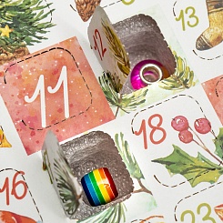 Адвент-календарь с украшениями - фото 2