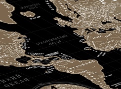 Скретч-карта мира Dark Edition - фото 2