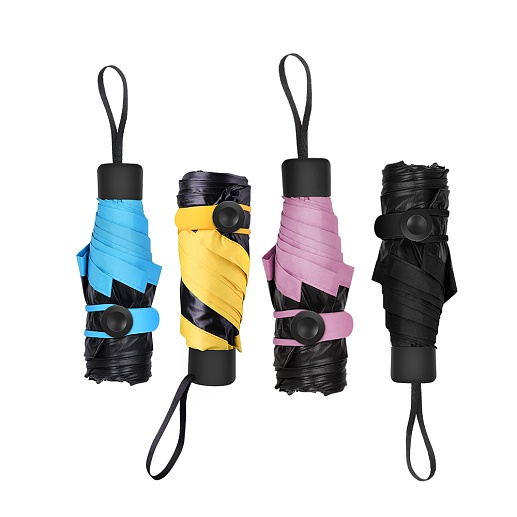 Складной двухцветный зонт - фото 1