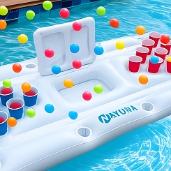 Надувной плавающий столик с кулером для бассейна - фото 5