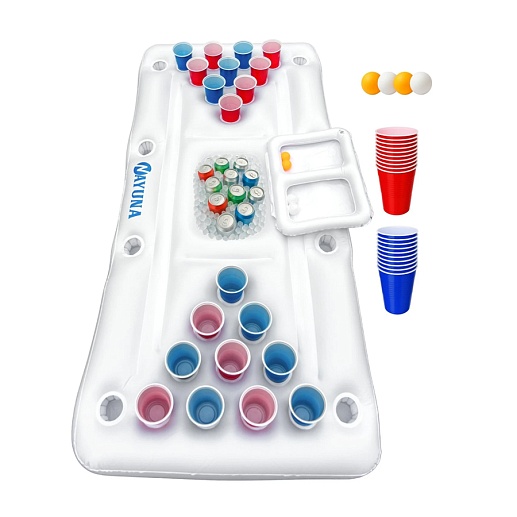 Надувной плавающий столик с кулером для бассейна- фото 1