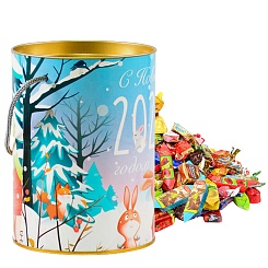 Новогодние тубусы с конфетами - фото 3