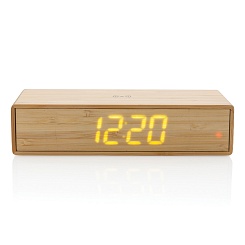 Часы с беспроводной зарядкой Bambooclock - изображение 3 Часы с беспроводной зарядкой Bambooclock - фото 3