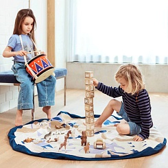 Детский игровой коврик-мешок "Давай играть!" - фото 9