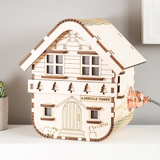 Деревянный 3D светильник-конструктор- фото 1